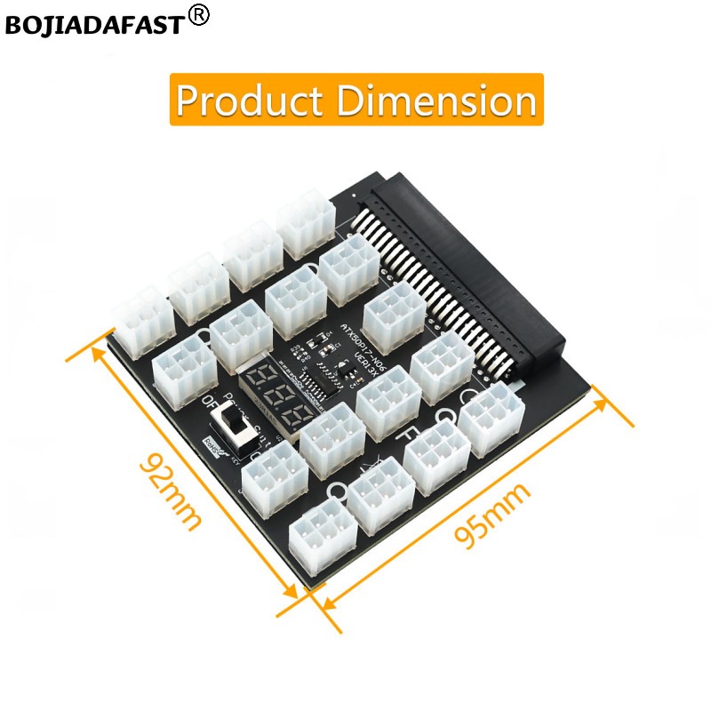 17-портовая плата-разветвитель – обзор и цена 2400W Server Psu Breakout Board